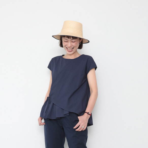 LEE tops / deep navy 6枚目の画像