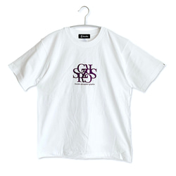 【残り1点】ロゴプリント　Tシャツ　ホワイト　6.2oz  綿100%　メンズ　レディース 2枚目の画像