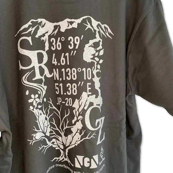 【様々なスタイルに♪】ロゴプリント　Tシャツ　ブラック　6.2oz  綿100%　メンズ　レディース 5枚目の画像