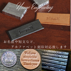 【薄型折り財布】イタリアンレザー　手縫い　名入れ無料　晴れやかブルー2024 -piccolo quadrato- 9枚目の画像