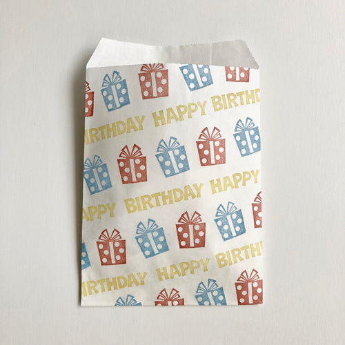 HAPPY BIRTHDAY 消しゴムはんこセット はんこ・スタンプ asako-made