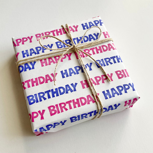 HAPPY BIRTHDAY 消しゴムはんこセット はんこ・スタンプ asako-made