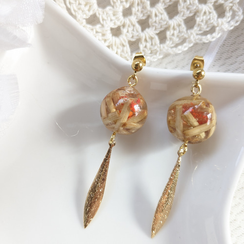 秋田竿燈まつり提灯ピアス ピアス（スタッド・一粒） nattirin 通販