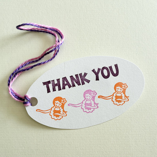 THANK YOU 消しゴムはんこセット はんこ・スタンプ asako-made 通販