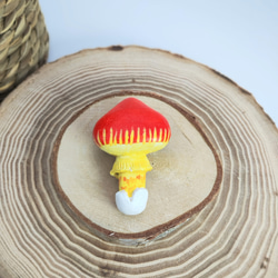 きのこ みつけた ホシアンズタケ ポリマークレイ その他インテリア雑貨