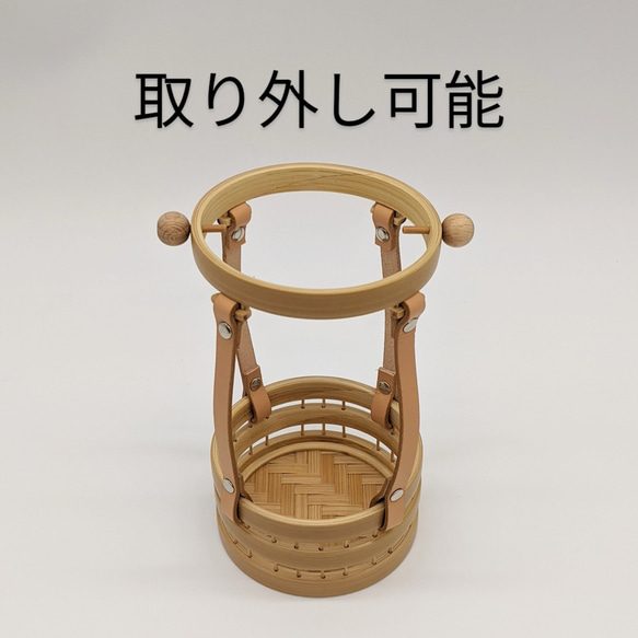 竹細工 気球 オブジェ バルーン おしゃれインテリア 置き物 つるし飾り モビール 子供部屋 レザー まん丸 空の旅 