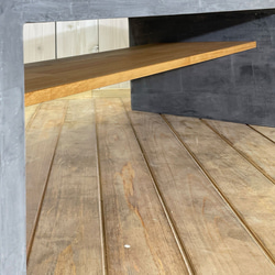 早い者勝ち！在庫処分 モルタル天板の棚付きローテーブル MORUTA ローテーブル センターテーブル リビングテーブル 5枚目の画像