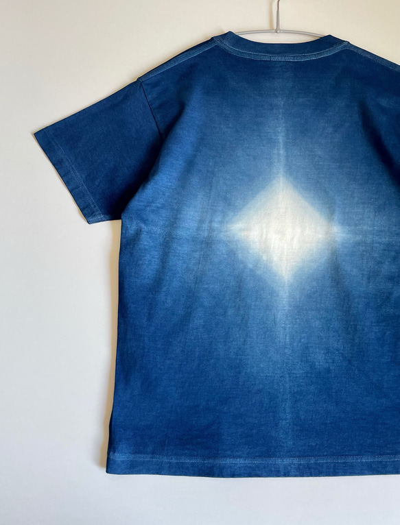 『星』 グラデーション Tシャツ 半袖 藍染 【受注制作】 7枚目の画像