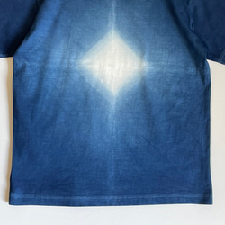 『星』 グラデーション Tシャツ 半袖 藍染 【受注制作】 6枚目の画像