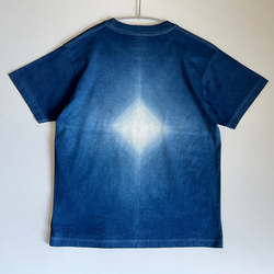 『星』 グラデーション Tシャツ 半袖 藍染 【受注制作】 5枚目の画像