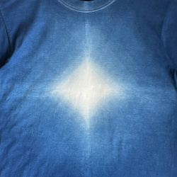 『星』 グラデーション Tシャツ 半袖 藍染 【受注制作】 3枚目の画像