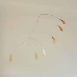 真鍮モビール【しずく】 4枚目の画像