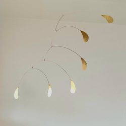 真鍮モビール【しずく】 5枚目の画像