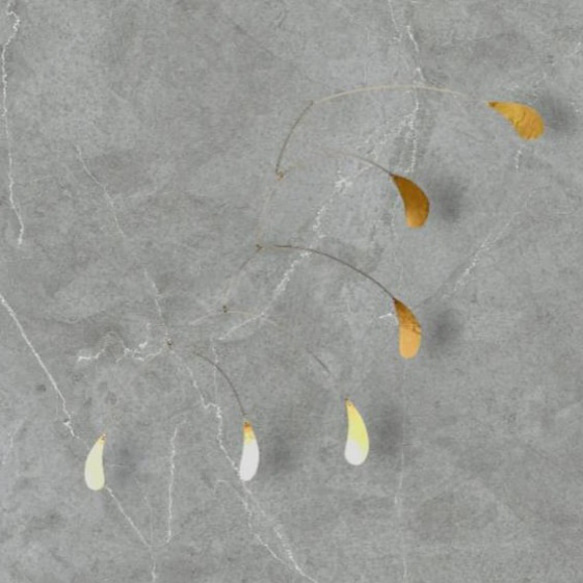 真鍮モビール【しずく】 1枚目の画像