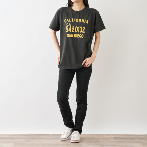 MARKELONA ブラック Tシャツ サイズ50 California51 Tシャツ スモークブラック Tシャツ jewelárka