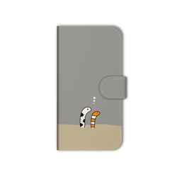 名入れ スマホケース 手帳型 カバー iPhone15 14 Pro ほぼ全機種対応 送料無料 かわいい チンアナゴ 海 8枚目の画像
