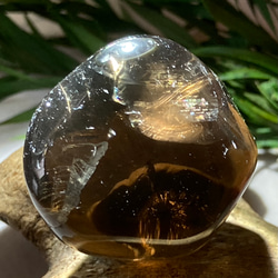 カンゴーム✨　レインボー　黒水晶　ケアンゴーム　原石　タンブル 3枚目の画像