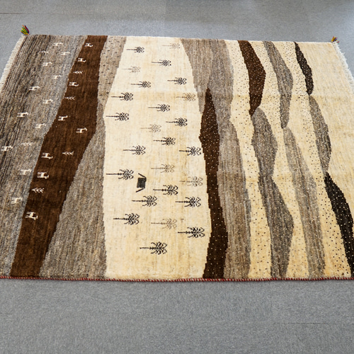 200×159cm【手織りペルシャギャッベ】アマレ族 ギャベ ペルシャ 200×159cm【手織りペルシャギャッベ】アマレ族 ギャベ ペルシャ