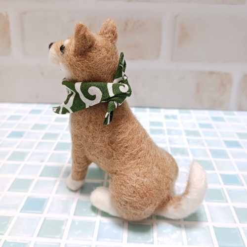 豆柴 羊毛フェルト manahata 通販 17645537｜Creema(クリーマ