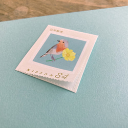 切手&フレークシールセット　Lovely Birding 3枚目の画像