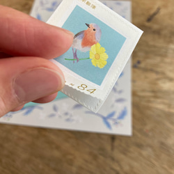 切手&フレークシールセット　Lovely Birding 6枚目の画像
