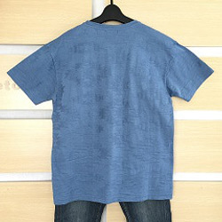 在庫処分セール！！定価11,500→￥1,100 オルテガ織りTシャツBLU　 1枚目の画像