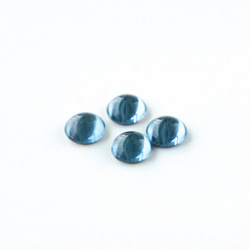 【14kgf】モデレートブルー ヴィンテージガラス ネックレス 金属アレルギー対応 青 ブルー 12枚目の画像