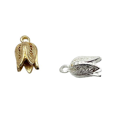 お花　　チャーム資材　　10個 お花 チャーム資材 10個 【公式通販】