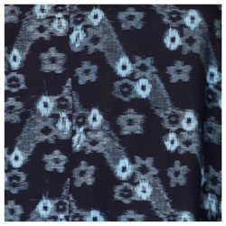着物リメイク　木綿のワンピース　 久留米絣　Aライン　フリーサイズ 2枚目の画像