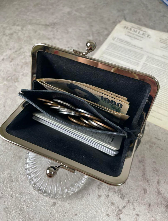 御予約 京友禅 くみたて 親子がま口 くし形 