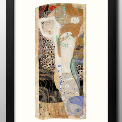 【大型】グスタフ クリムト 水蛇 絵画 複製画 Amazon.co.jp: グスタフ・クリムト『水蛇Ⅰ』高精彩工芸画+手彩