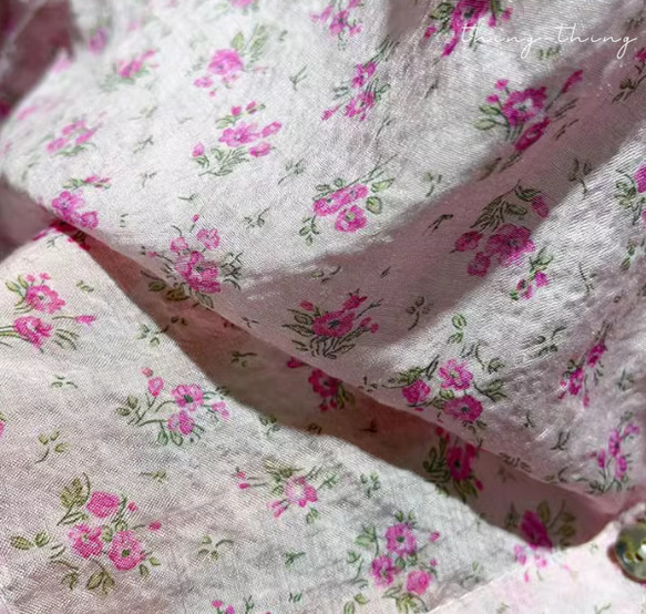 新品！天糸綿麻シャツ　コットン 快適で着やすいtシャツ　綿ブラウス 　トーブス　ピンク 7枚目の画像