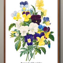 アクリル額☆アメリカで版画化 花の絵 花 フラワー アート