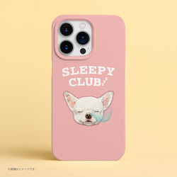 Originalスマホケース「SLEEPY CLUB_チワワ」 1枚目の画像