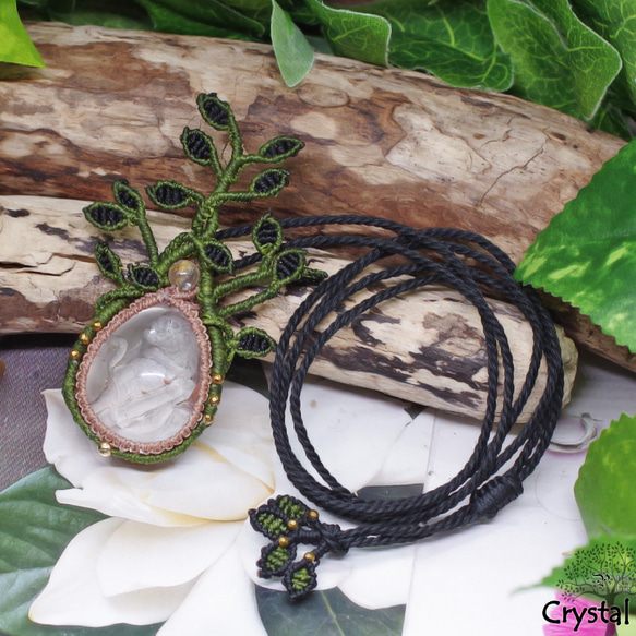 マクラメ手作りネックレス（生命の樹） 生命の木 Tree of Life の