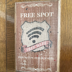 アンティーク（風）なwifi サイン（WFUK-BK08） 3枚目の画像