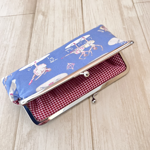 キャスキッドソン バレリーナ がま口 メガネケースペンケース兼用