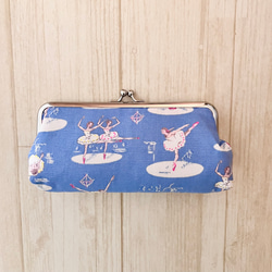 キャスキッドソン バレリーナ がま口 メガネケースペンケース兼用