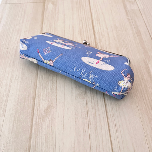 キャスキッドソン バレリーナ がま口 メガネケースペンケース兼用