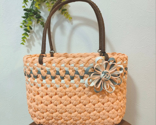 クラフトバンドかごバッグMさま専用 クラフトバンドかごバッグMさま専用 クラフトバンドかごバッグMさま専用