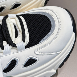 24新作婦人靴通気網面厚底カジュアル靴スニーカー・快適通気・疲れない履き心地 W353 8枚目の画像