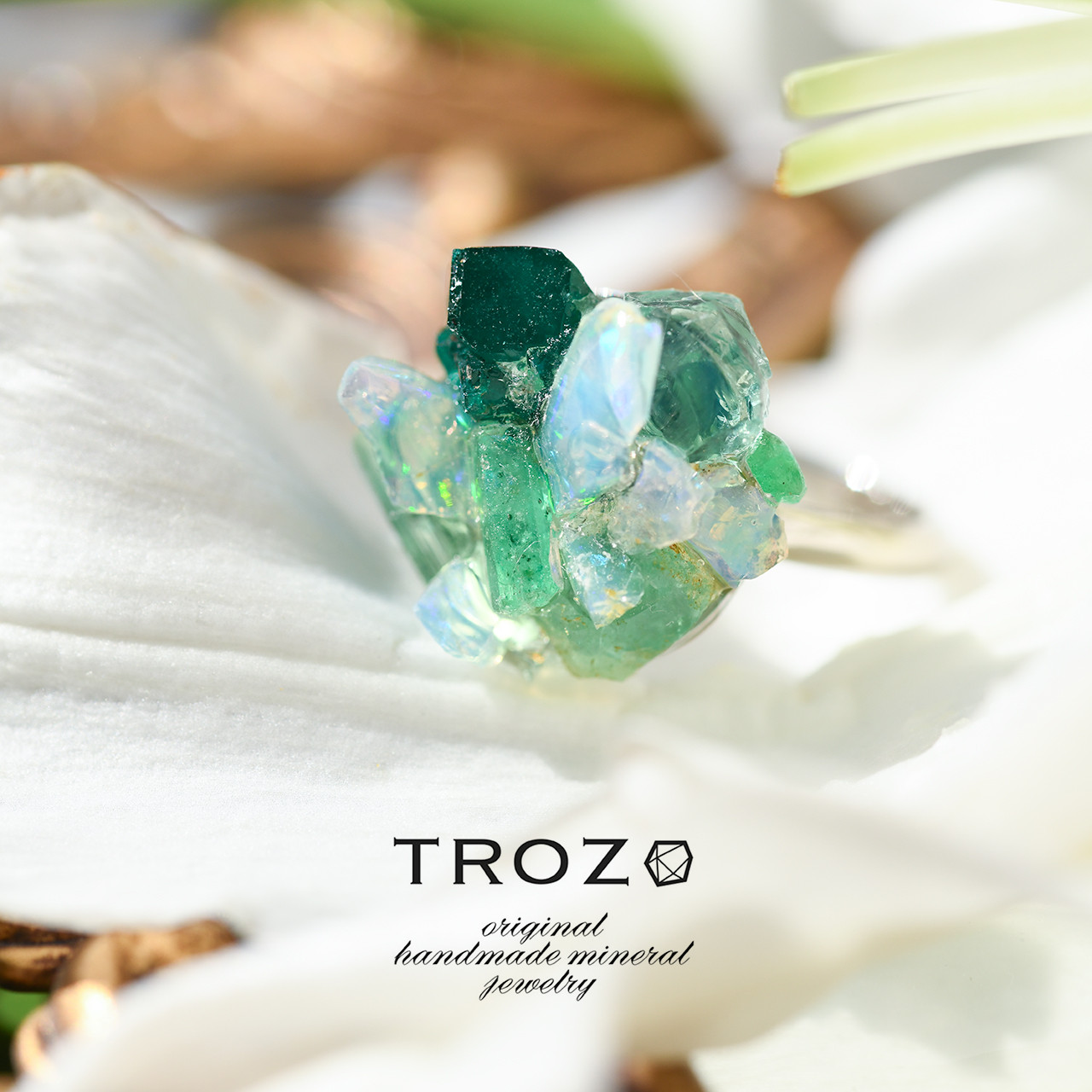 【001 Fairy Tale Collection】 Integration Ring 鉱物原石 フリーサイズ リング