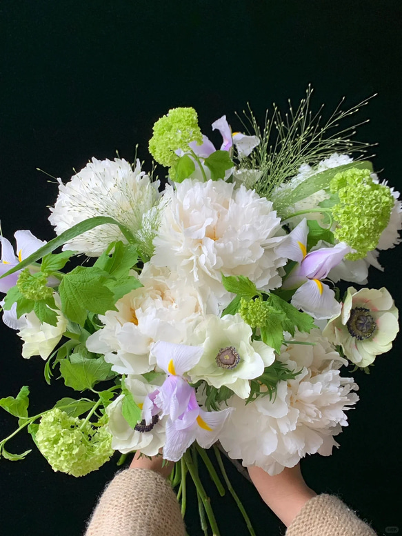 母の日  花束・ブーケ　シャクヤク 5月の季節の花 2枚目の画像