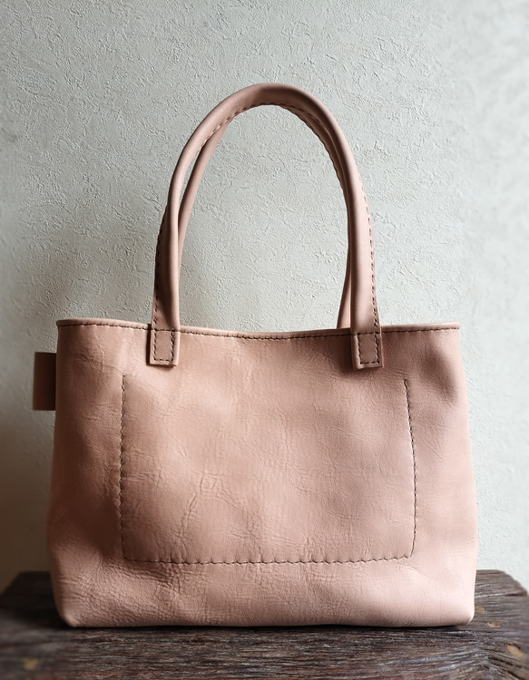 3pocket tote　ナチュラル　オイルヌメ（シュリンク） 11枚目の画像