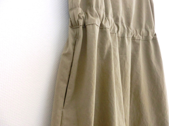 ジャンパースカート　beige 3枚目の画像