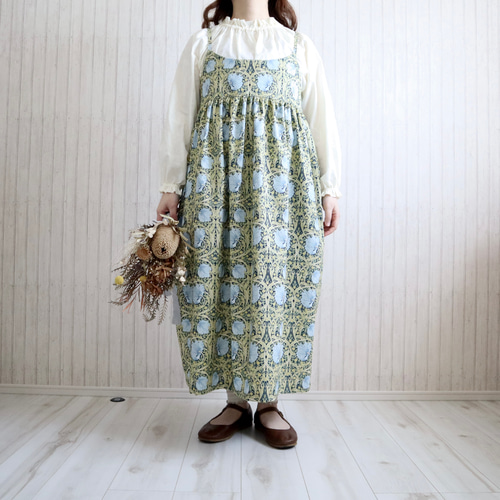 受注製作】選べるモリスキャミソールワンピース｜ハンドメイド大人服  