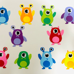 クラフトパンチ ダイカット モンスター 妖怪 イベント 壁面飾り