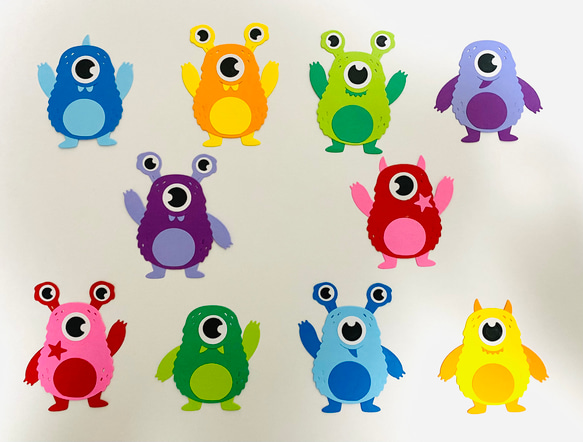 クラフトパンチ ダイカット モンスター 妖怪 イベント 壁面飾り