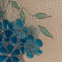 ブルーの花束♡︎ワイヤーアート 3枚目の画像