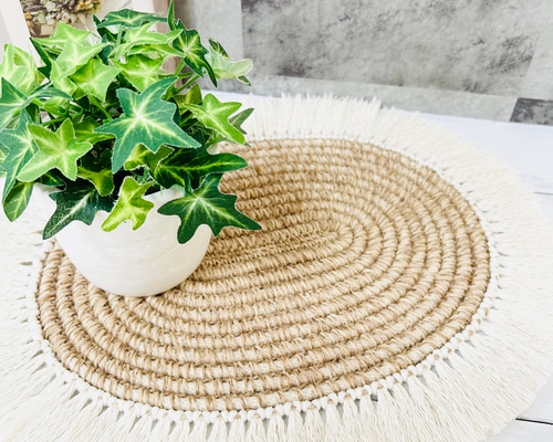 NO．361『マクラメ・プラントハンガー・40cm』 程遠い 